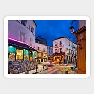 Nights in Montmartre Sticker